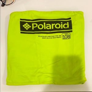 Lime green Polaroid tube top